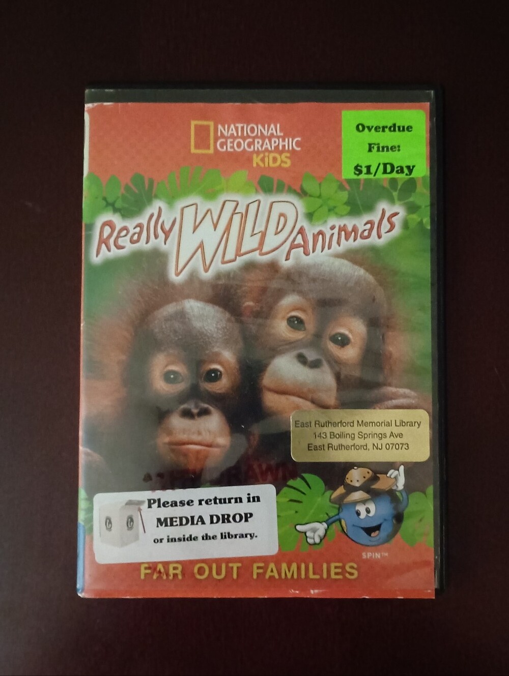 3/$10 🌟 National Geographic Kids: Really Wild Animals: Far Out Families DVD